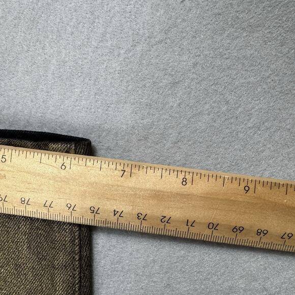 Ralph Lauren Gold Metallic High Rise Skinny Ankle Jeans Women’s 18 Super Stretch - Picture 13 of 16